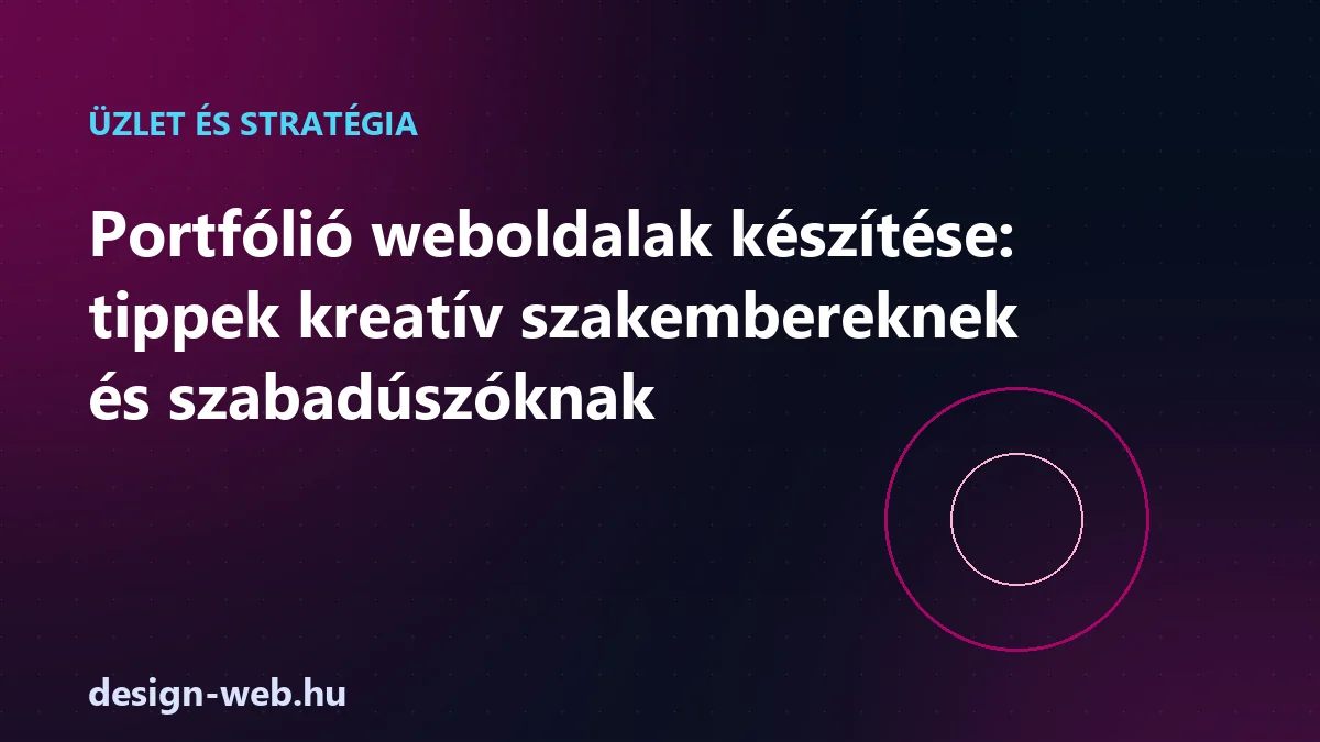 Portfólió weboldalak készítése, tippek kreatív szakembereknek és szabadúszóknak — illusztráció