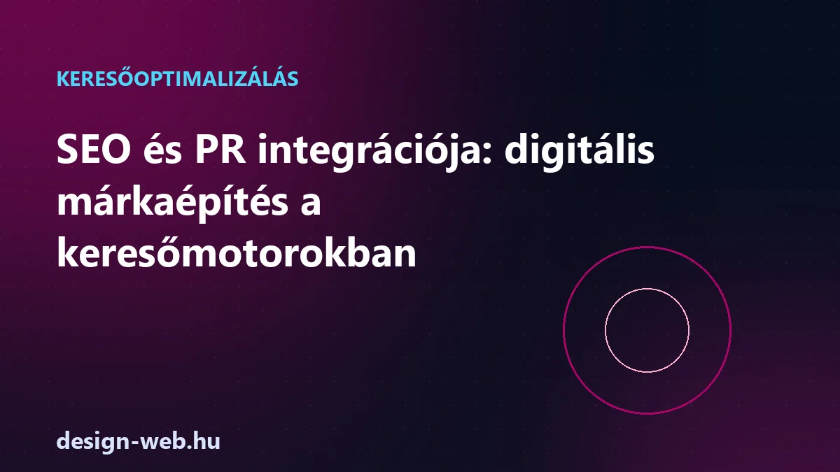 SEO és PR integrációja digitális márkaépítés a keresőmotorokban — illusztráció