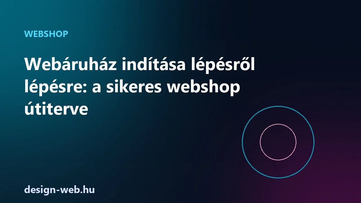 Webáruház indítása lépésről lépésre — online bolt és csomag illusztráció